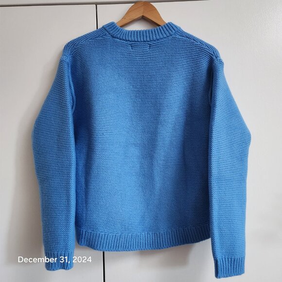 Banana republic! Cozy Blue Knit Sweater - Size Small - Picture 8 of 8